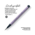 LEUCHTTURM1917 0.7mm Mechanical Clutch Pencil | Graphite HB Lead | Drehgriffel No. 2 | Lilac | Twist Mechanism