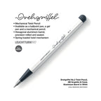 LEUCHTTURM1917 0.7mm Mechanical Clutch Pencil | Graphite HB Lead | Drehgriffel No. 2 | White | Twist Mechanism