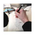 LEUCHTTURM1917 Ball Point Pen with Royal Blue Ink | Drehgriffel No. 1 | Black | Twist Mechanism