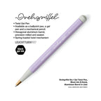 LEUCHTTURM1917 Gel Pen with Document Proof Black Ink | Drehgriffel No. 1 | Lilac| Twist Mechanism