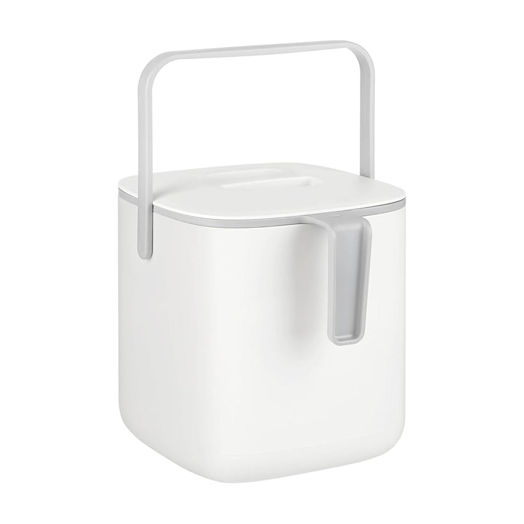 Litem 5L Food Waste Bin with Inner Bucket & Handle – Ivory