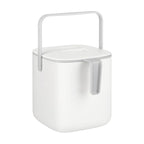 Litem 5L Food Waste Bin with Inner Bucket & Handle – Ivory