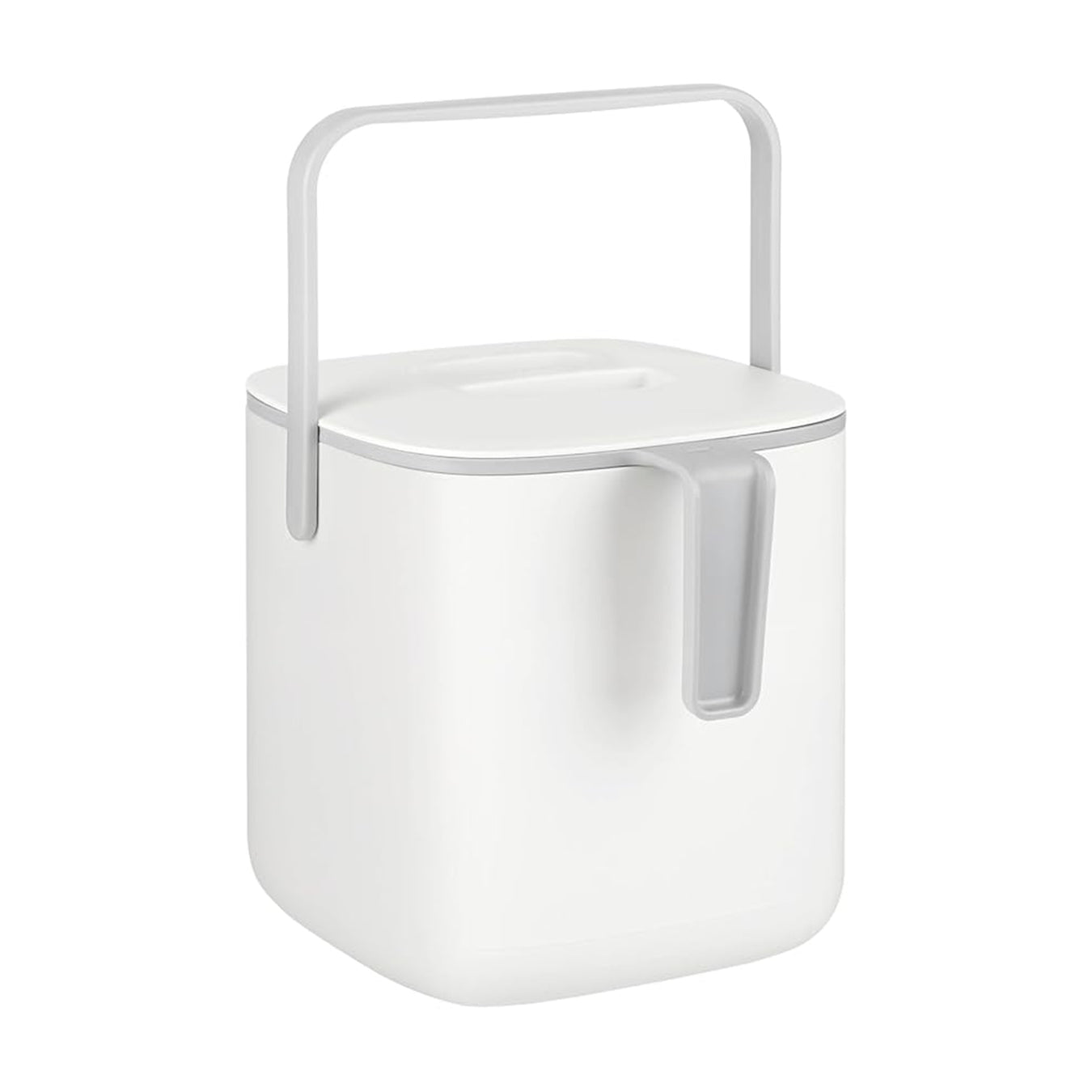 Litem 5L Food Waste Bin with Inner Bucket & Handle – Ivory