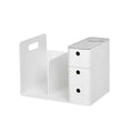 Litem | Combo Book Rack with 3 Drawers| 2 Bookshelf| 1 Pen Stand | Cool Grey