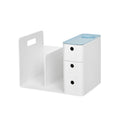 Litem | Combo Book Rack with 3 Drawers| 2 Bookshelf| 1 Pen Stand | Mint