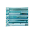 Litem | Multi Utility Storage File Cabinet | 5 Transparent  Drawers | Organiser | Ivory | EL File | For Office & Home