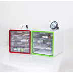 Litem | Multi Utility Storage Cabinet | 4 Drawers | Organiser |Green | My Room | For Office & Home