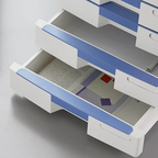 Sysmax | Lockable File Cabinet | 5 Drawers | Grey |New Max | For Office School  & Hospital