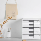 Sysmax | Lockable File Cabinet | 5 Drawers | Blue |New Max | For Office School  & Hospital