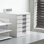 Sysmax | Lockable File Cabinet | 5 Drawers | Blue |New Max | For Office School  & Hospital