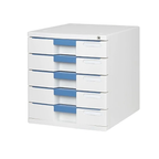 Sysmax | Lockable File Cabinet | 5 Drawers | Blue |New Max | For Office School  & Hospital