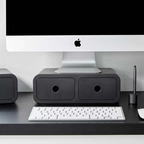 Sysmax | Storage Box | Monitor Stand | Dark Grey | For Office & Home | Olio Box