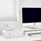 Sysmax | Storage Box | Monitor Stand | Dark Grey | For Office & Home | Olio Box