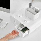 Sysmax | Storage Box | Monitor Stand | Dark Grey | For Office & Home | Olio Box