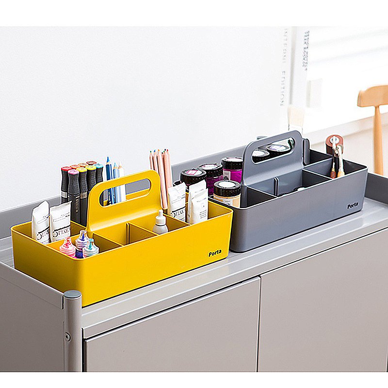 Litem | Portable | Stackable | Porta Organizer | Smog |For Office Home & Kitchen