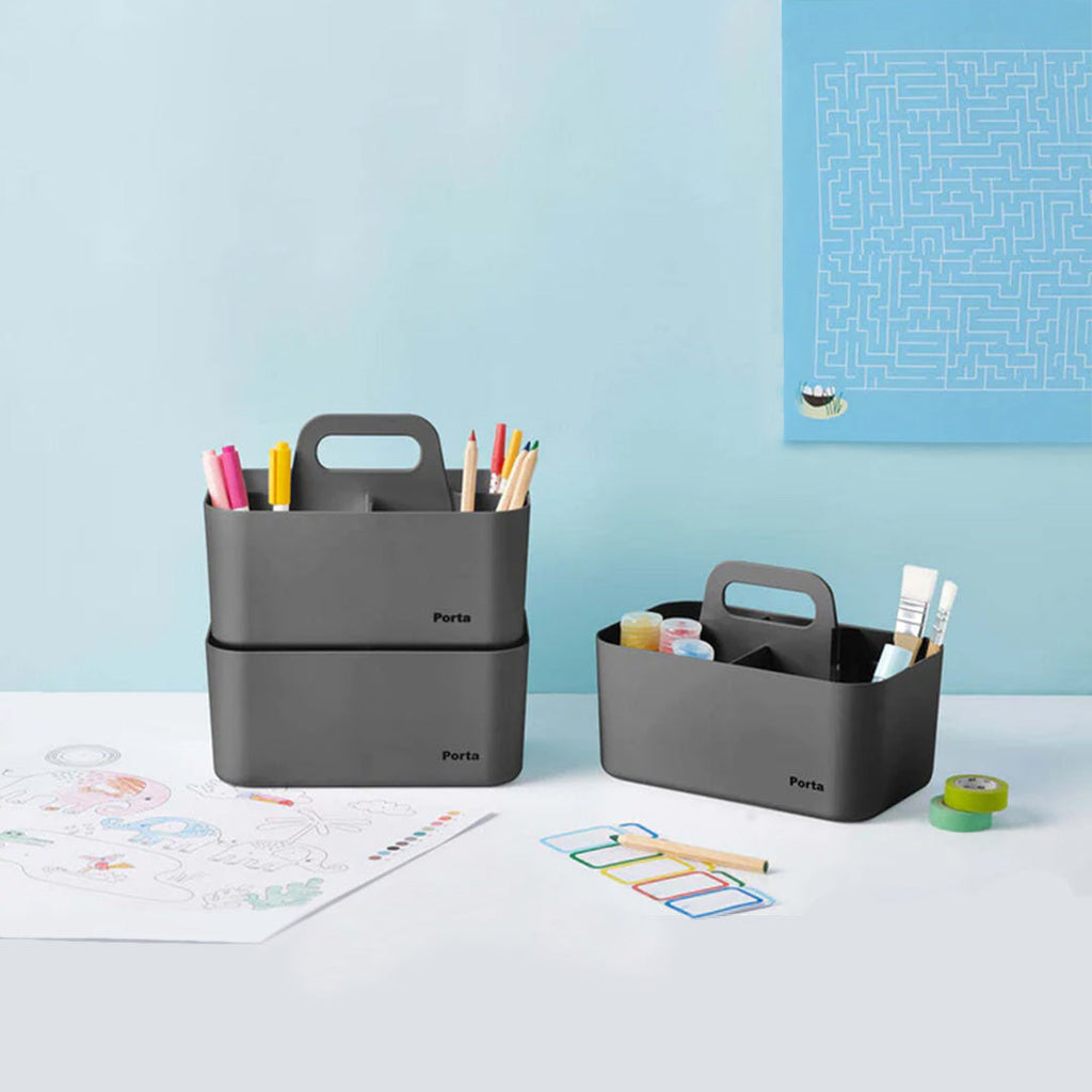 Litem | Portable | Stackable | Organizer | Yellow |Porta Compact |For Office Home & Kitchen