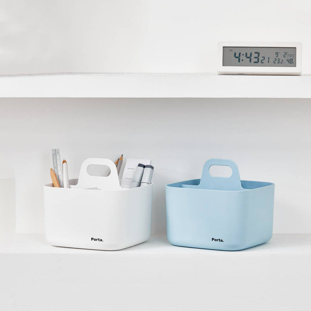 Litem | Portable | Stackable | Organizer | Ivory| Porta Vita | For Office  Home & Kitchen