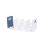Litem | Book Rack | 4 Compartments | Organizer| Navy |Roomax