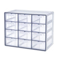 Sysmax | Multi Utility  Desk Organizer | 12 Drawers | Grey | Up System  For Office & Home