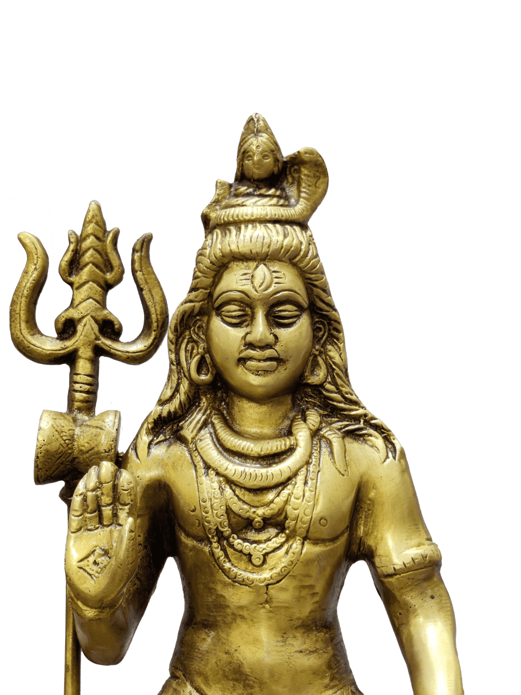 Lord Shiva Seated Statue with Trishul - Satyam Collection