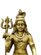 Lord Shiva Seated Statue with Trishul - Satyam Collection