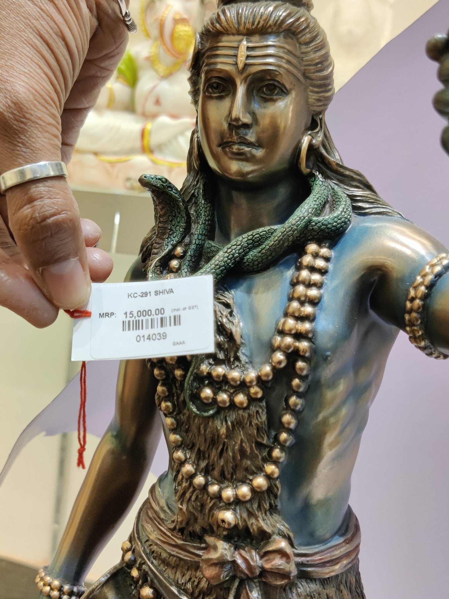 Lord Shiva Statue – Mahadev with Trishul - Satyam Collection