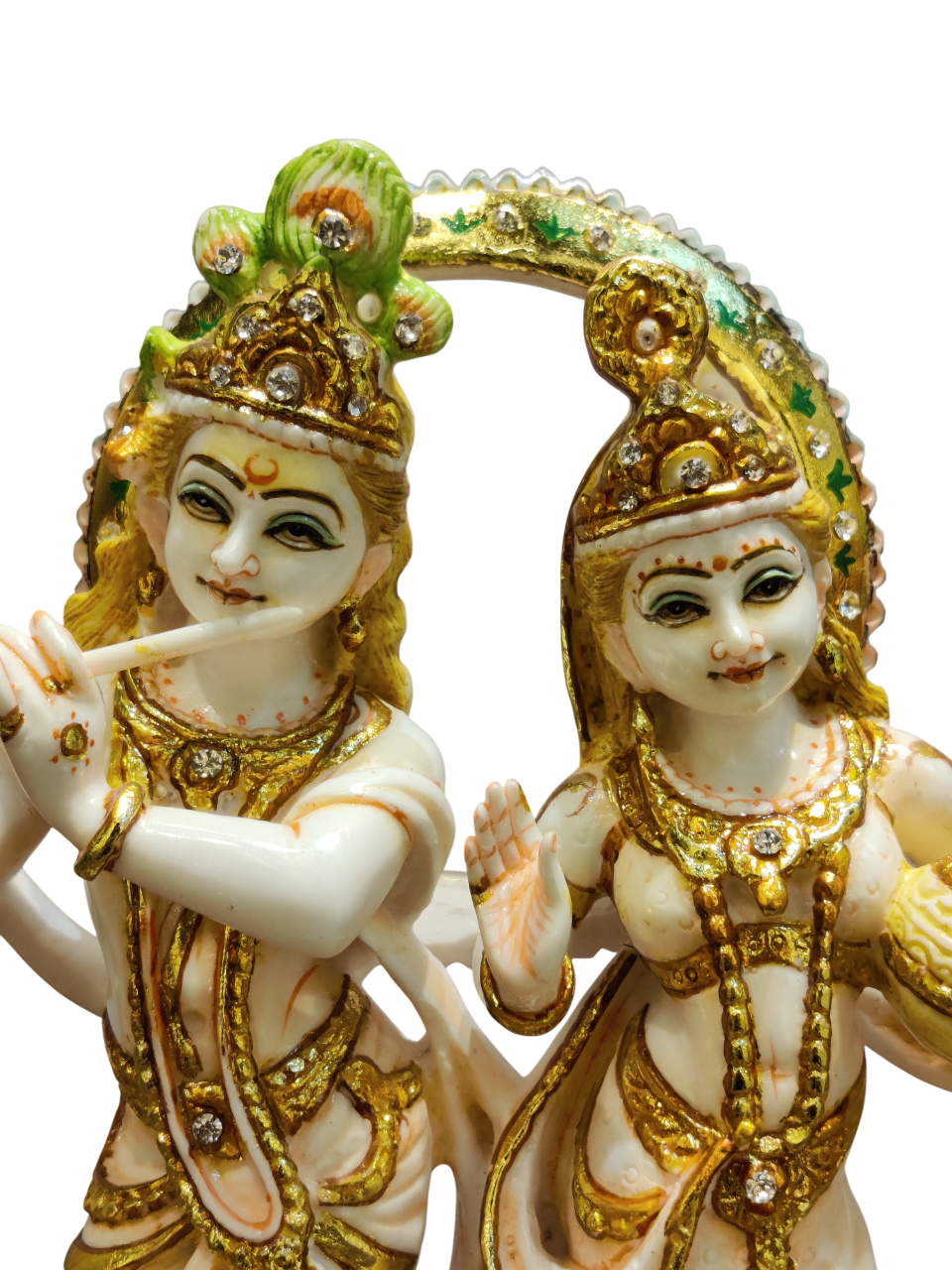 Radha Krishna Divine Marble Idol