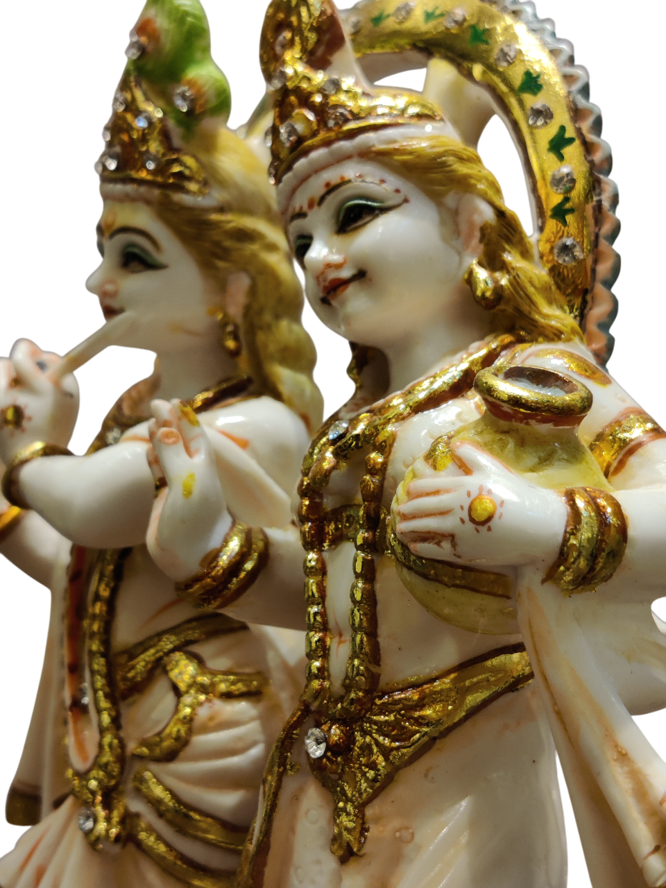 Radha Krishna Divine Marble Idol