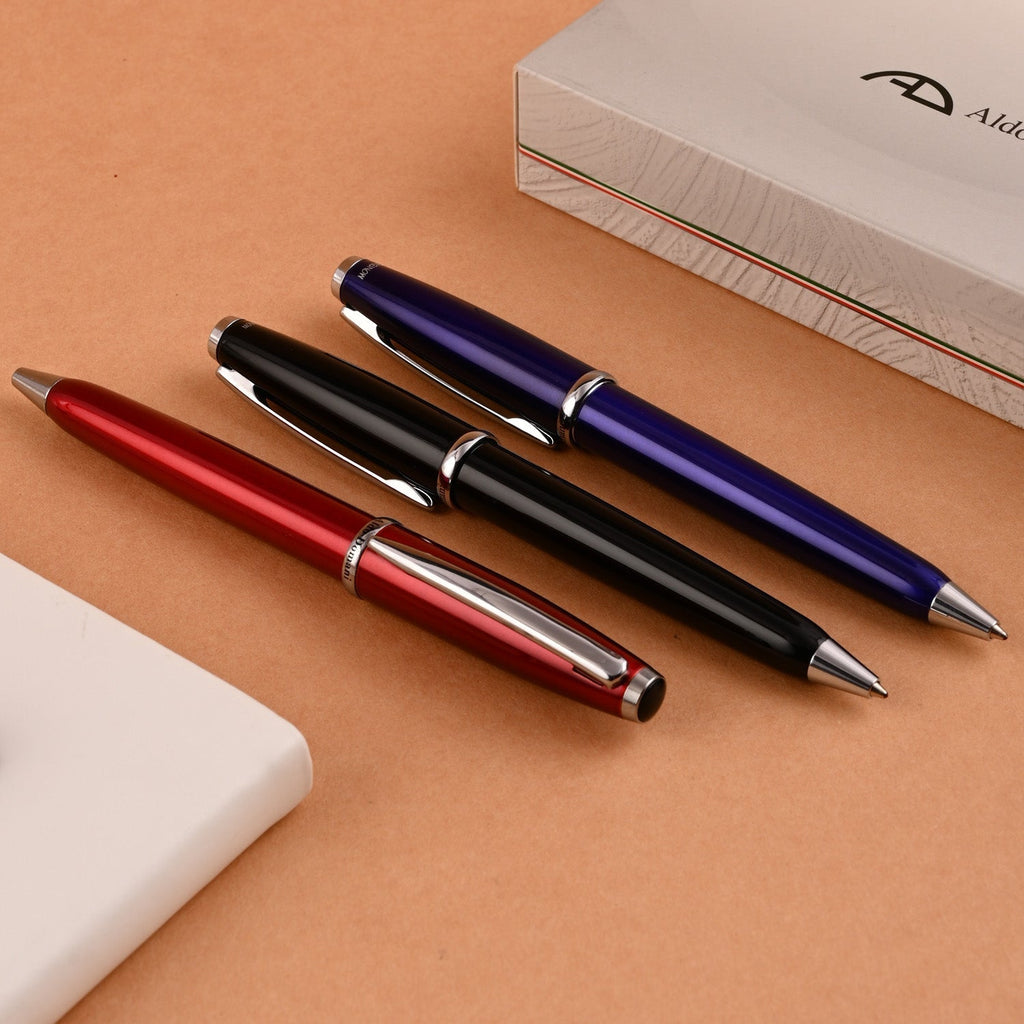 Monteverde Aldo Domani Ball Pen - Brown GT - penpencilink