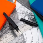 Monteverde Axis Fountain Pen - Matte Black - penpencilink