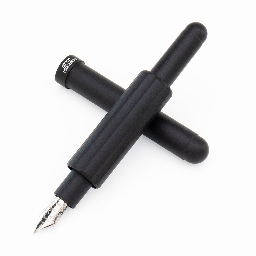 Monteverde Axis Fountain Pen - Matte Black - penpencilink