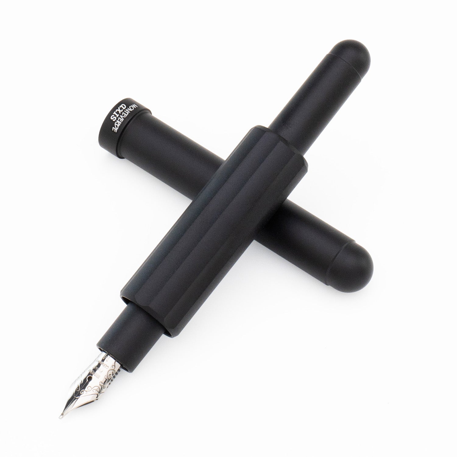 Monteverde Axis Fountain Pen - Matte Black - penpencilink