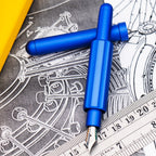 Monteverde Axis Fountain Pen - Matte Blue - penpencilink