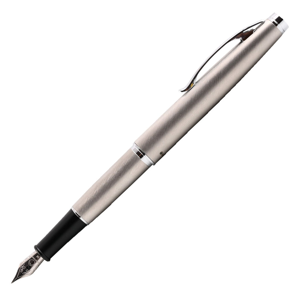 Monteverde Dakota Fountain Pen - Stainless Steel CT - penpencilink