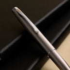 Monteverde Dakota Fountain Pen - Stainless Steel CT - penpencilink