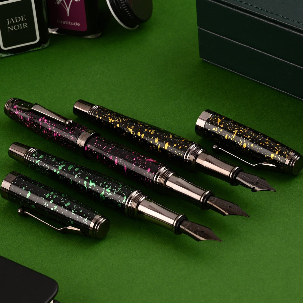Monteverde Invincia Vega Fountain Pen - Starlight Yellow - penpencilink