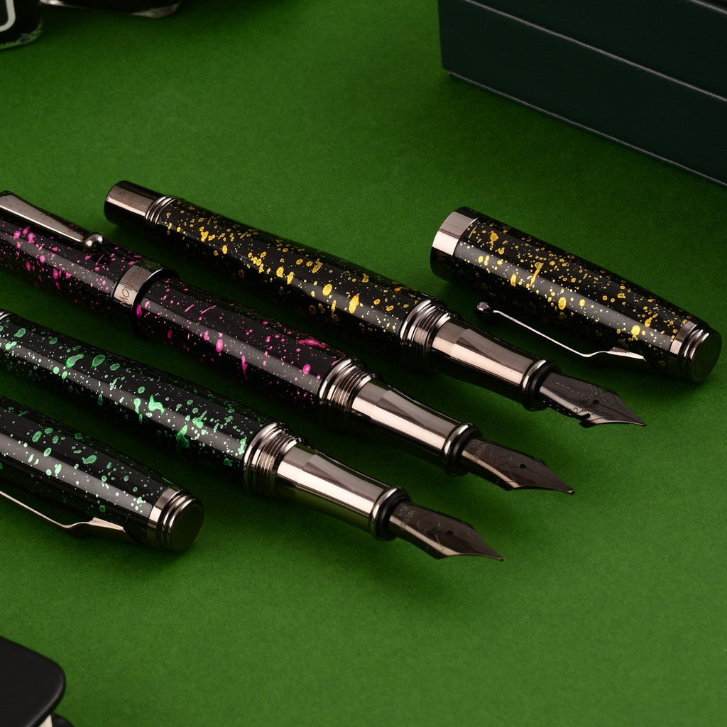 Monteverde Invincia Vega Fountain Pen - Starlight Yellow - penpencilink
