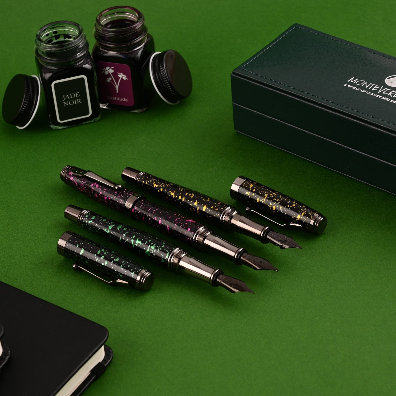 Monteverde Invincia Vega Fountain Pen - Starlight Yellow - penpencilink