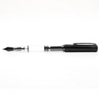 Monteverde MP1 Fountain Pen - Black Noir PVD - penpencilink