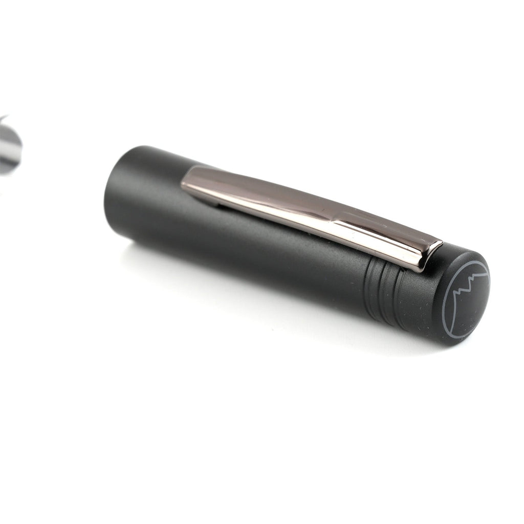Monteverde MP1 Fountain Pen - Black Noir PVD - penpencilink
