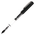 Monteverde MP1 Fountain Pen - Black Noir PVD - penpencilink