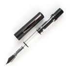 Monteverde MP1 Fountain Pen - Black Noir PVD - penpencilink