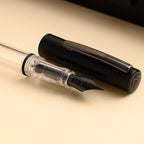 Monteverde MP1 Fountain Pen - Black Noir PVD - penpencilink