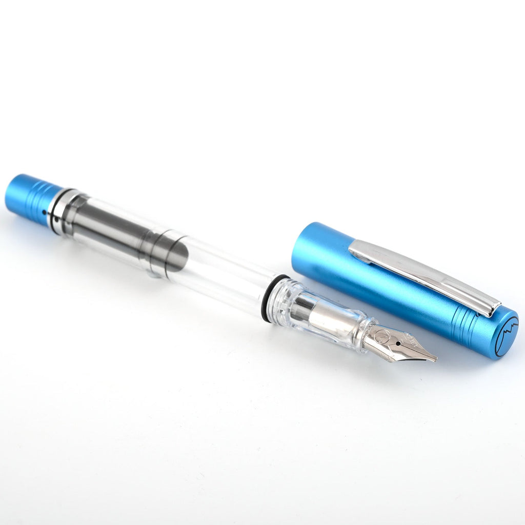 Monteverde MP1 Fountain Pen - Bright Blue CT - penpencilink