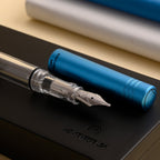 Monteverde MP1 Fountain Pen - Bright Blue CT - penpencilink