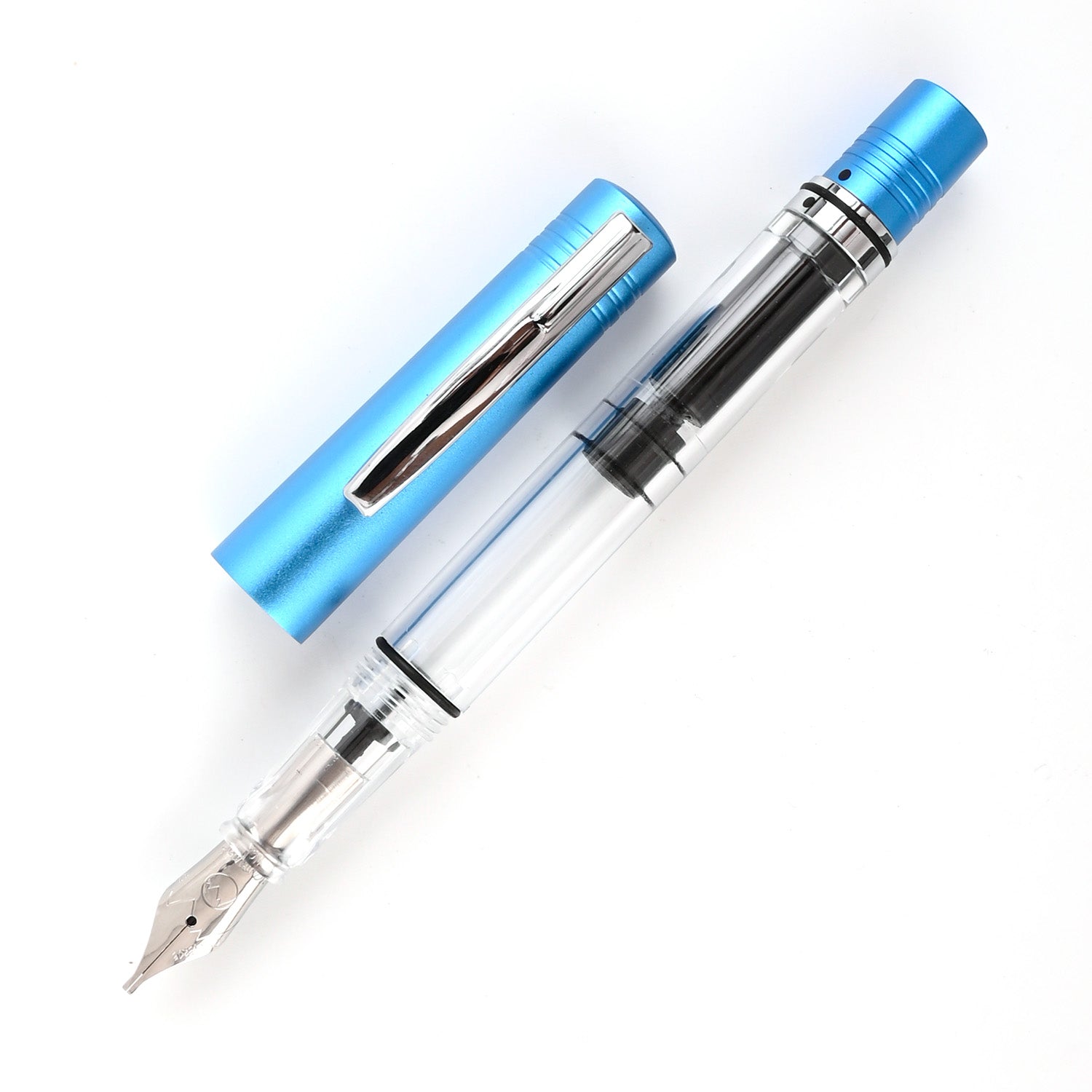 Monteverde MP1 Fountain Pen - Bright Blue CT - penpencilink