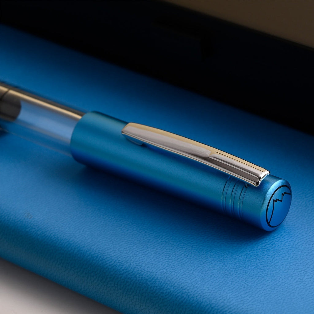 Monteverde MP1 Fountain Pen - Bright Blue CT - penpencilink