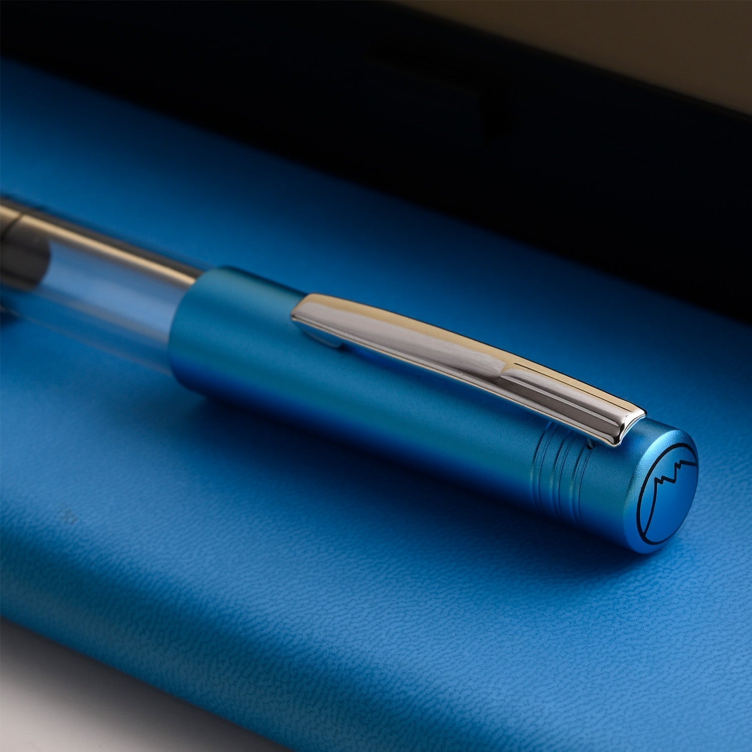 Monteverde MP1 Fountain Pen - Bright Blue CT - penpencilink