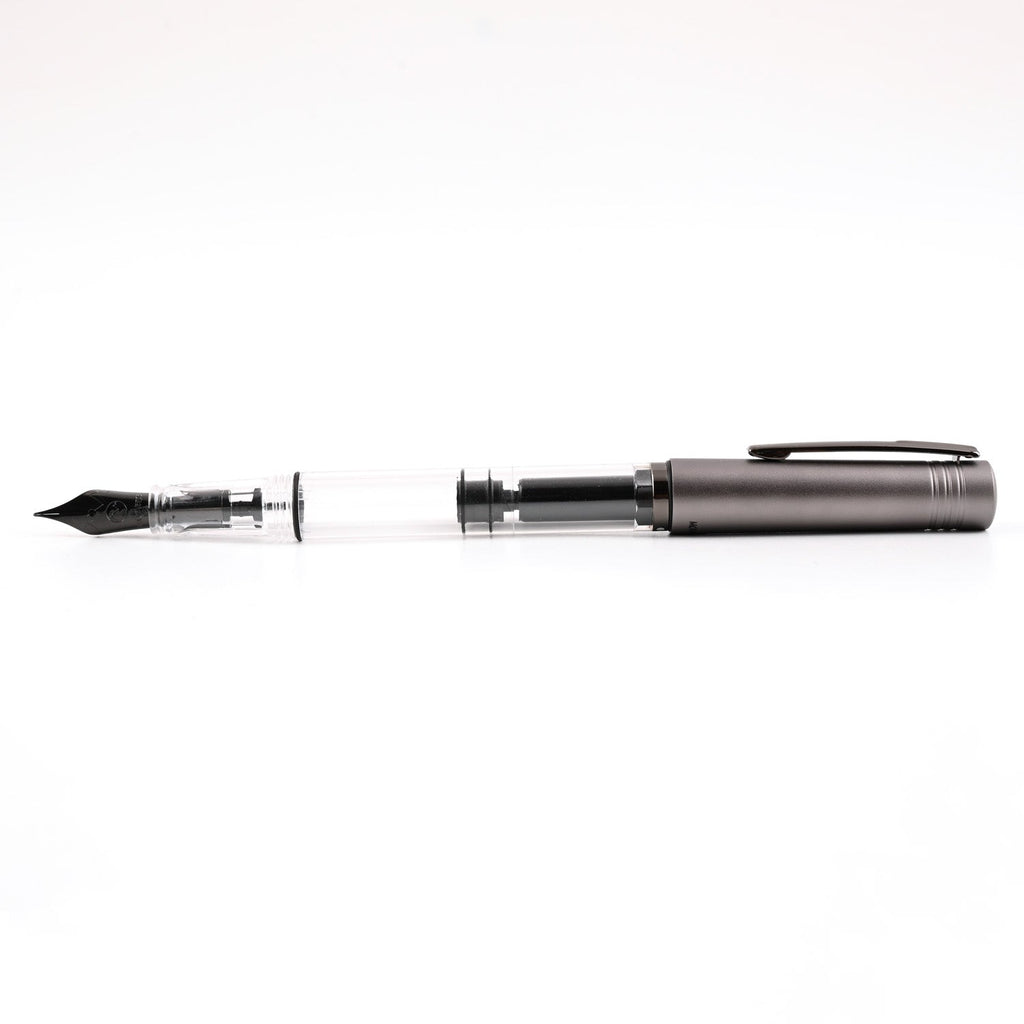 Monteverde MP1 Fountain Pen - Coal Grey PVD - penpencilink