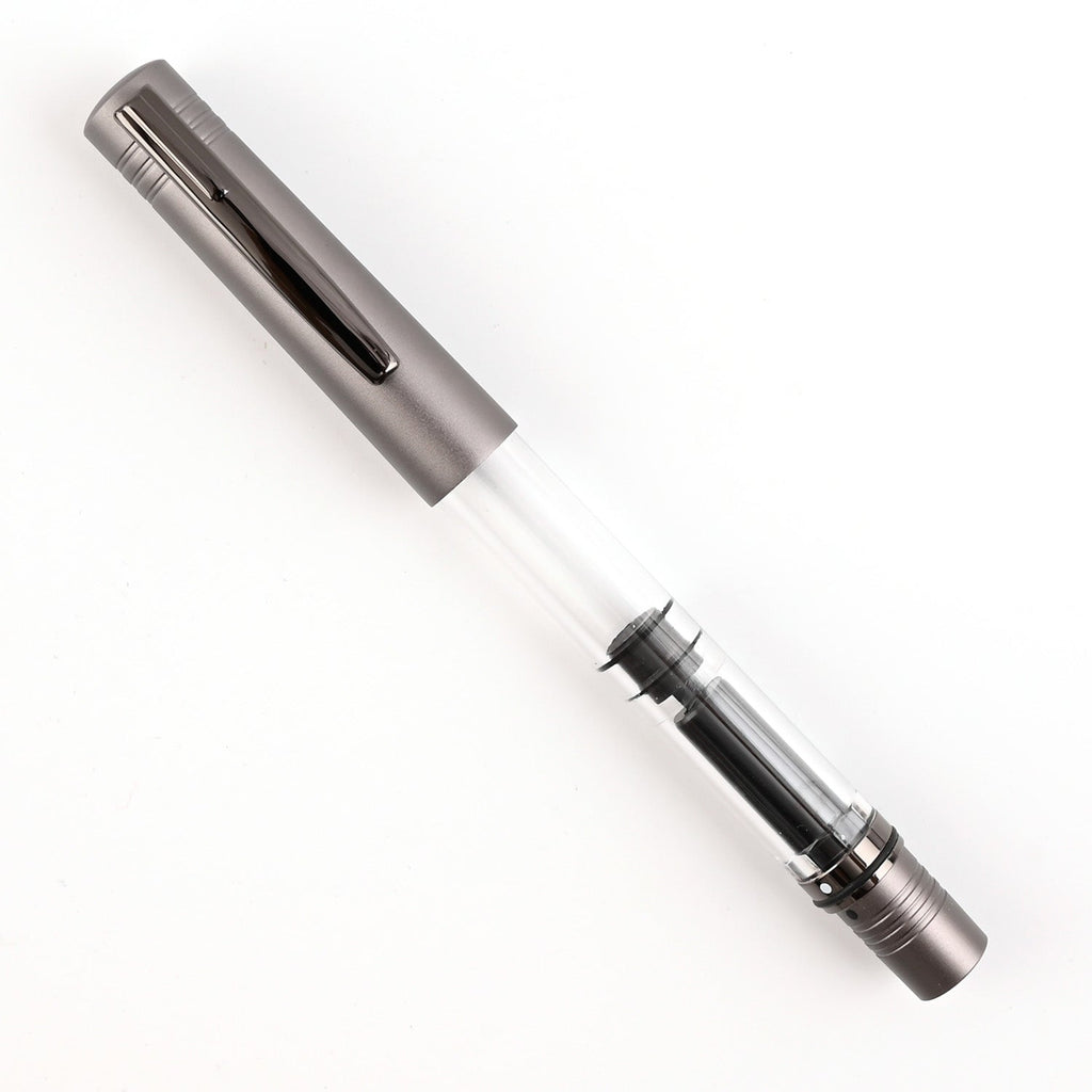 Monteverde MP1 Fountain Pen - Coal Grey PVD - penpencilink